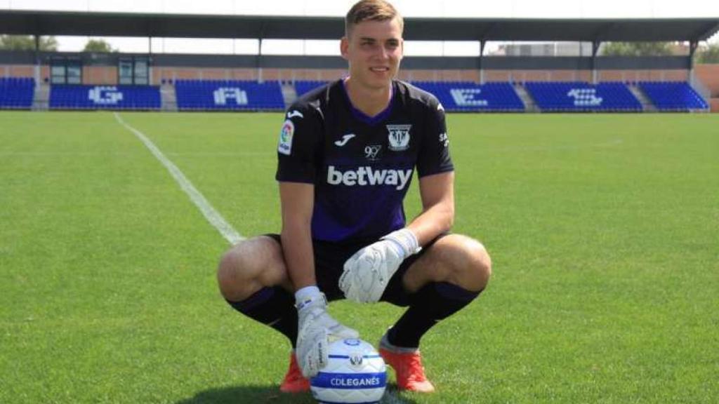 Lunin, portero del Leganés.