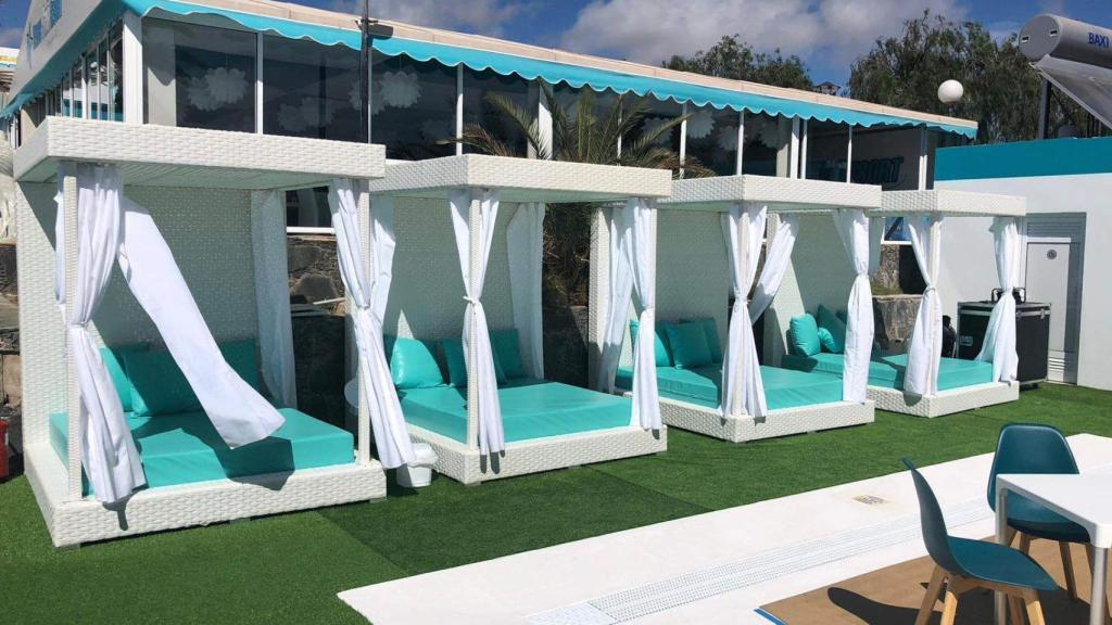 Todo está preparado para que las parejas jueguen en el Venus Resort