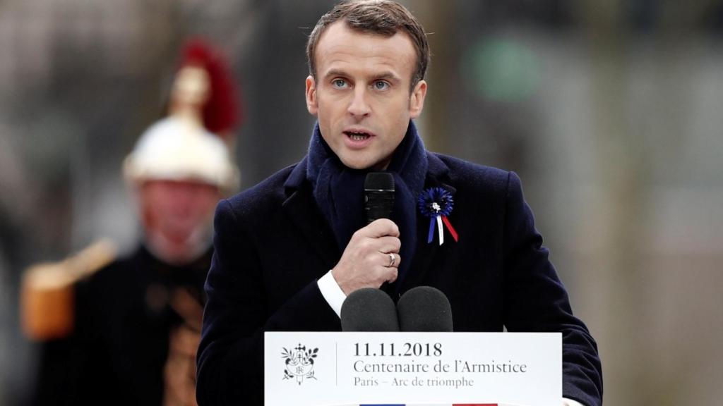 El presidente de Francia, Emmanuel Macron