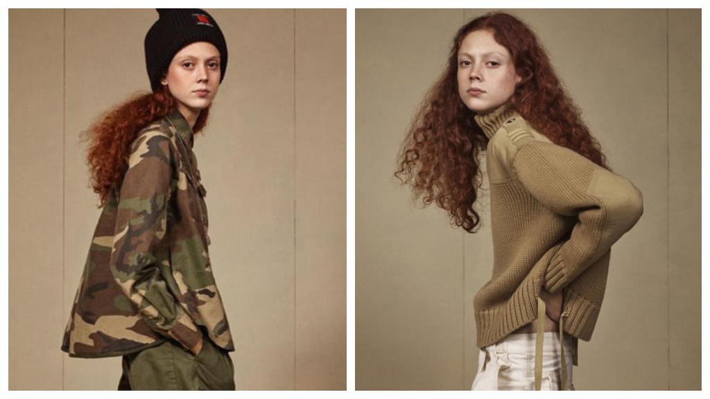 Algunas de las prendas de su nueva colección en un montaje.