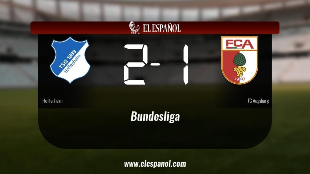 El Hoffenheim ganó en su estadio al FC Augsburg