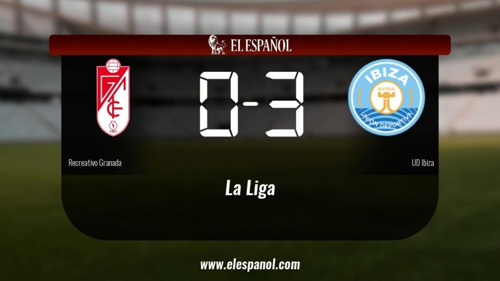 El Ibiza vence al Recreativo Granada en la Ciudad Deportiva del Granada CF (0-3)
