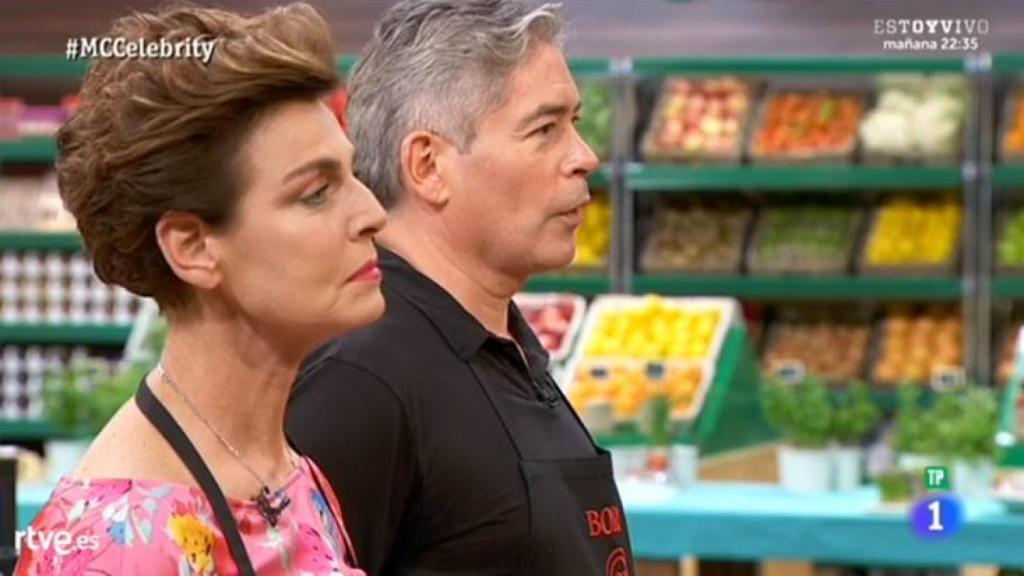 Antonia junto a Boris Izaguirre.