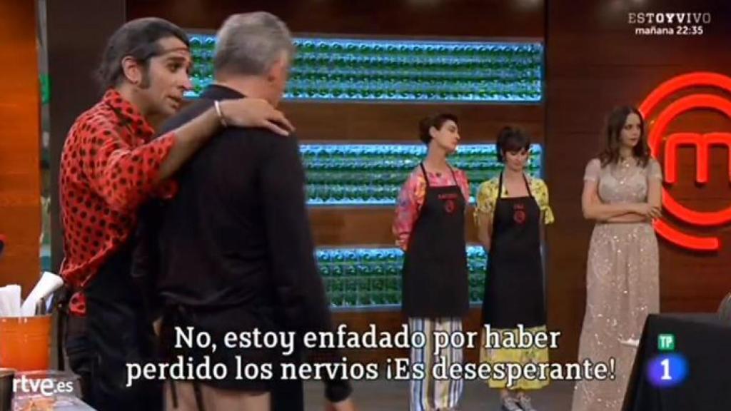 Boris, consolado por Mario Vaquerizo.