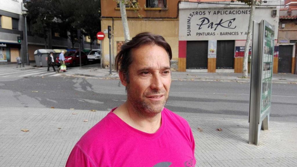 Germán, el conductor de la ambulancia que atendió al agredido.