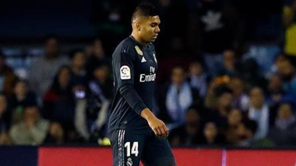 Casemiro, lesionado en Balaídos