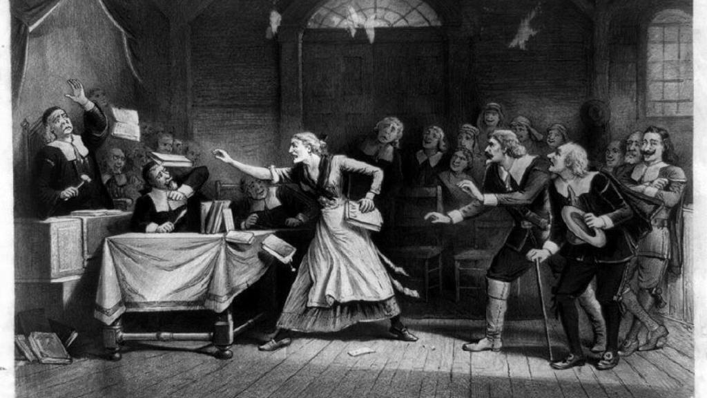 Representación de los juicios de Salem.