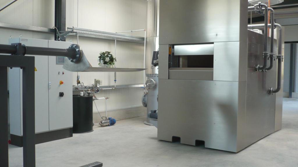 Un horno crematorio.