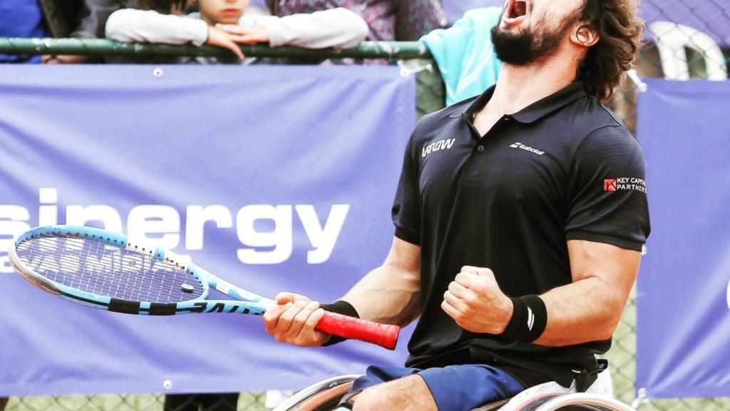 Daniel Caverzaschi, durante un torneo