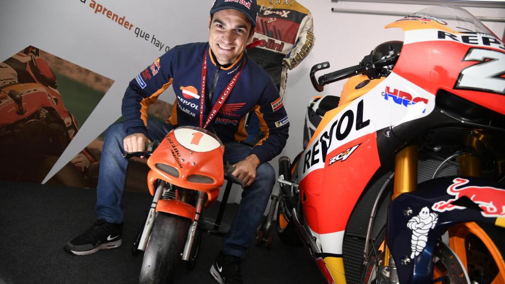 Dani Pedrosa, sobre la primera moto que tuvo siendo un niño.