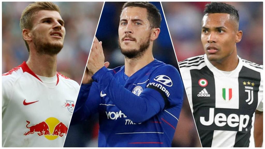 Werner, Hazard y Alex Sandro