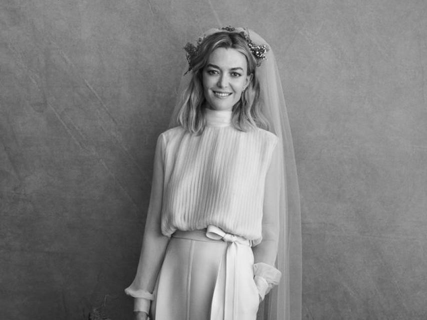 Marta Ortega en el día de su boda.