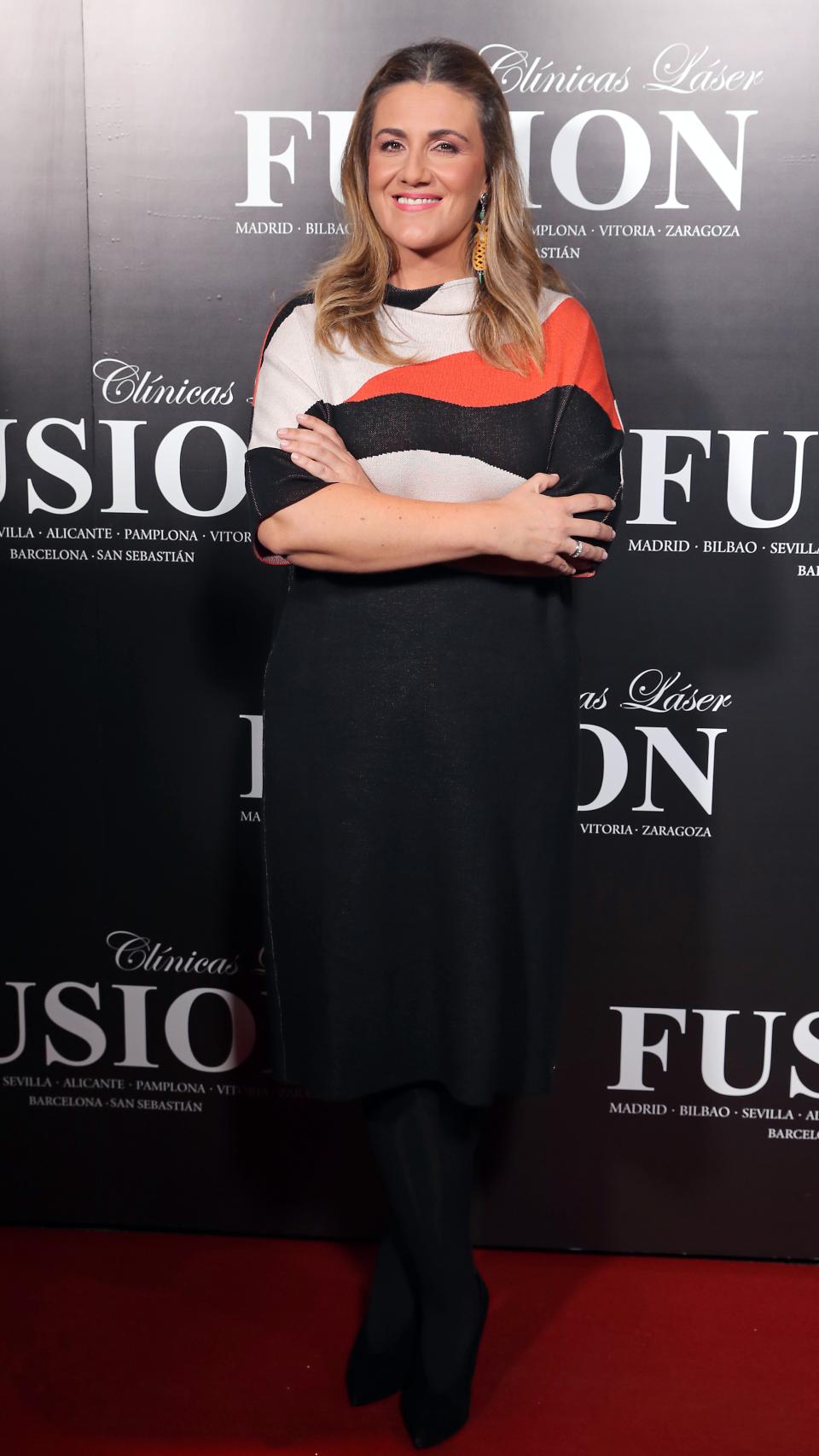 Carlota Corredera en el evento de Mila Ximénez.