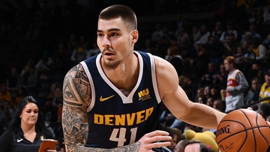 Juancho Hernangómez, con los Denver Nuggets. Foto: Twitter (@nuggets)