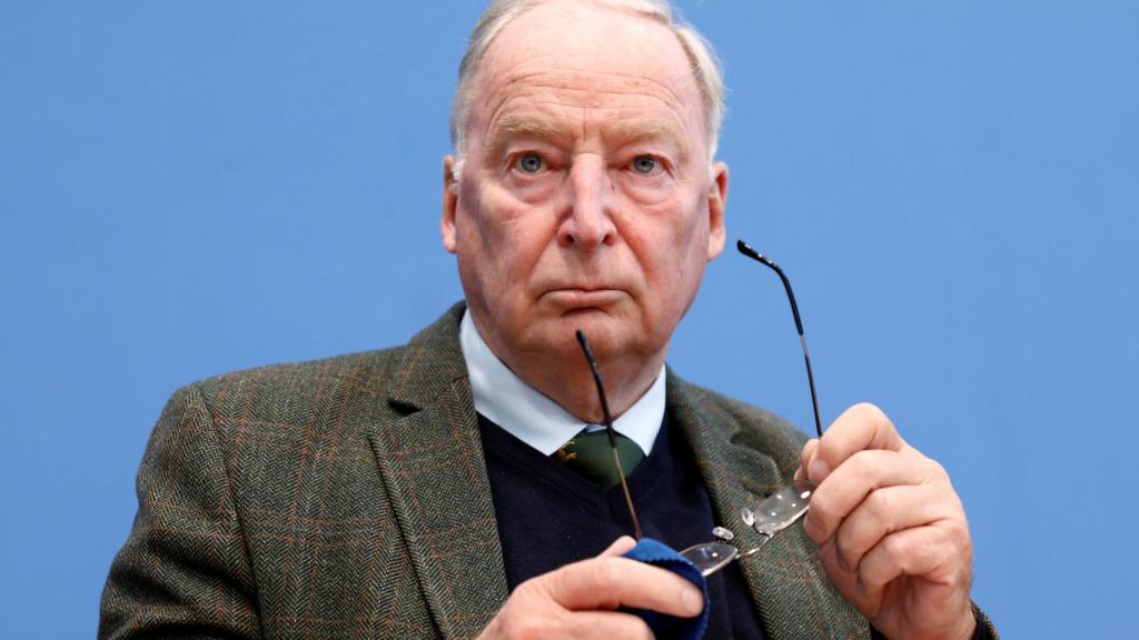 El líder del partido anti inmigración AfD, Alexander Gauland.