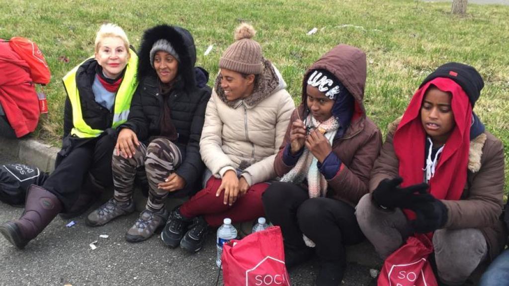 Karmele Marchante fue a un campo de refugiados y se encontró numerosas mujeres que eran explotadas sexualmente.