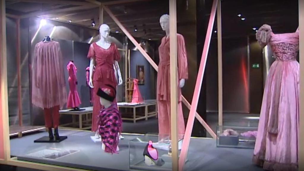 Parte de la exposición del Museo del Traje.