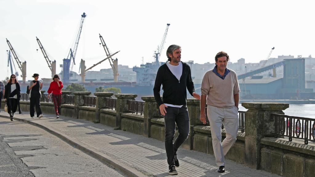 Eugenia Silva, Alfonso de Borbón y amigos en A Coruña.