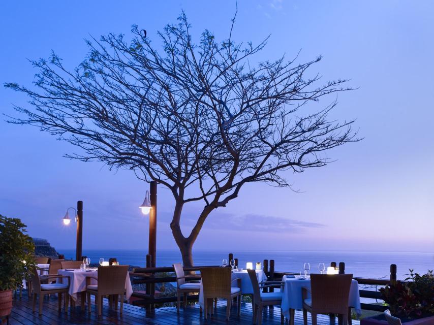 Terraza del restaurante El Mirador.