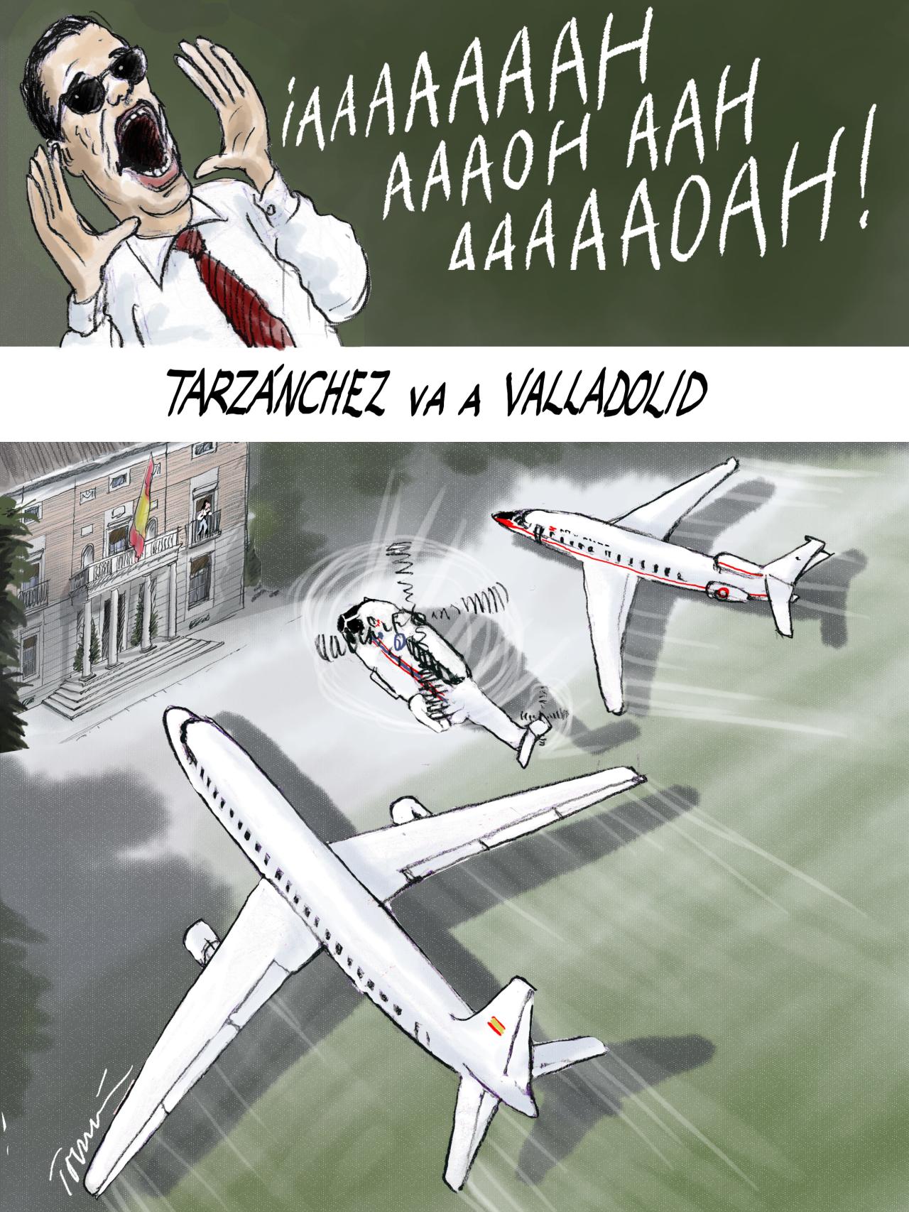 Tarzánchez va a Valladolid