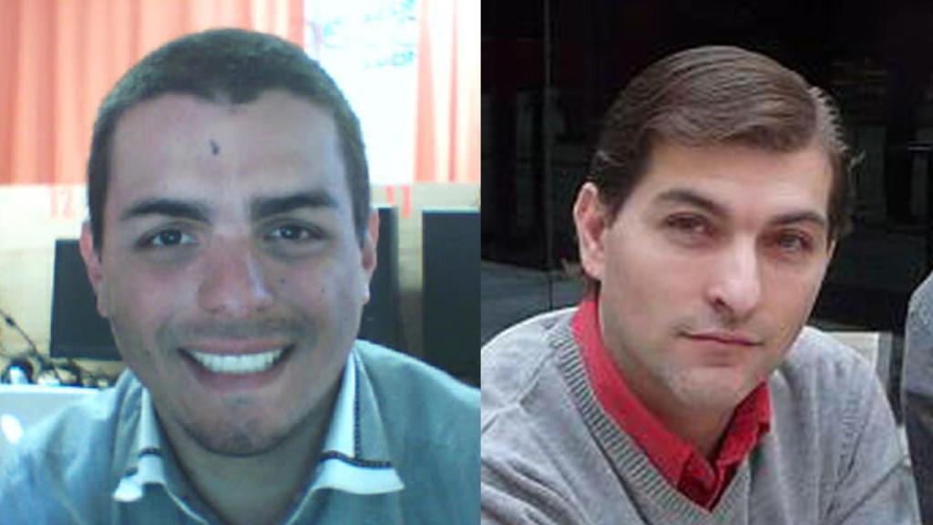 A la izquierda, José Rafael. A la derecha, César Román.