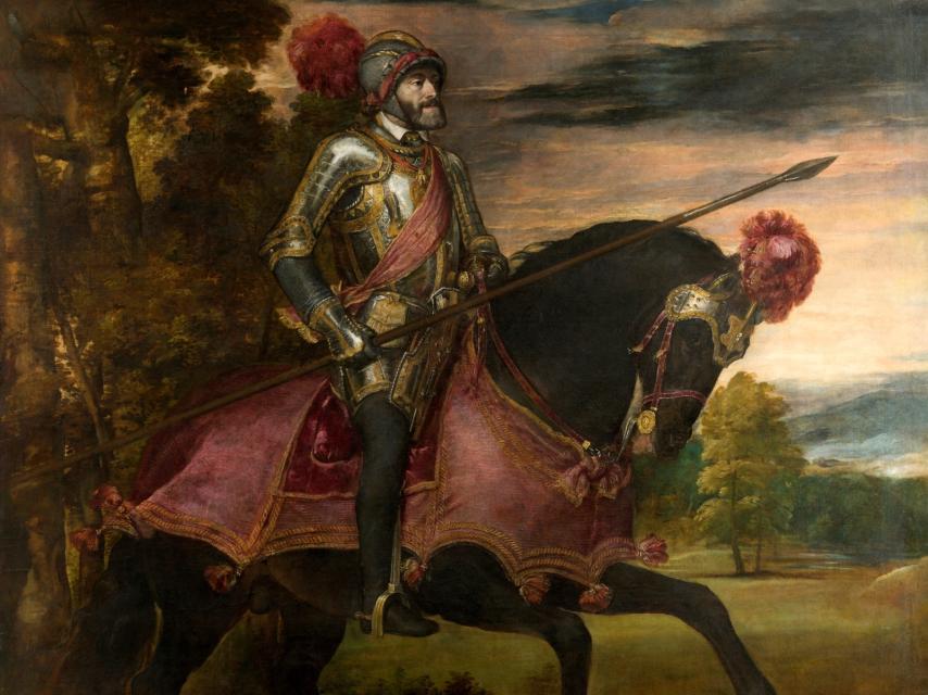 Carlos V en la Batalla de Mühlberg