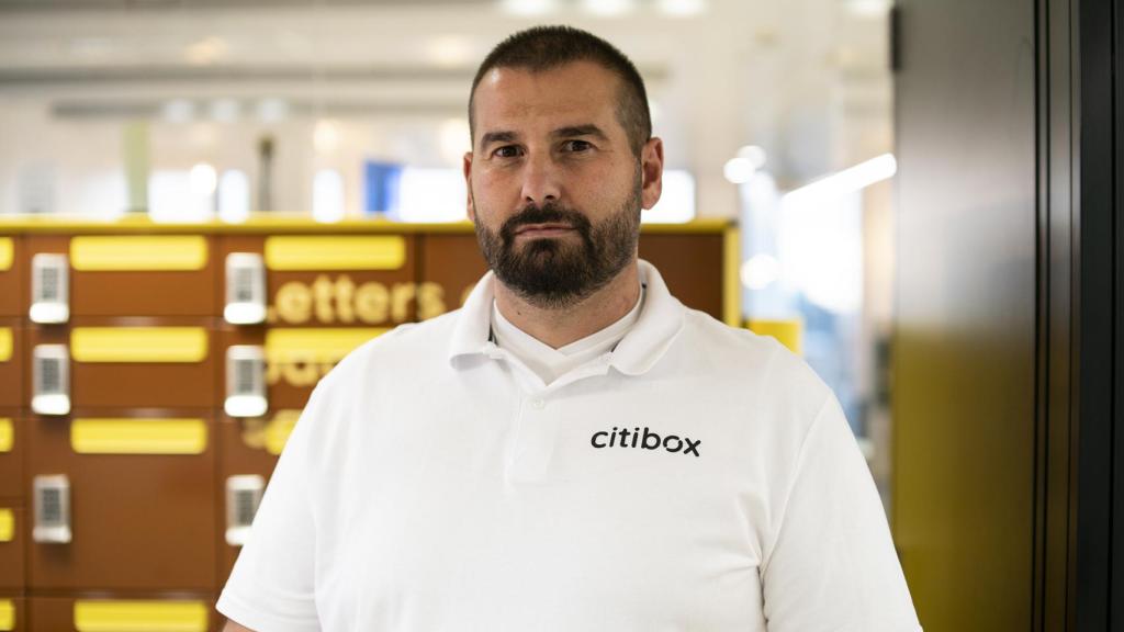 David Bernabéu posa en Citibox.