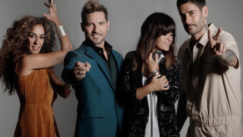 Rosario, David Bisbal, Vanesa Martín y Melendi.