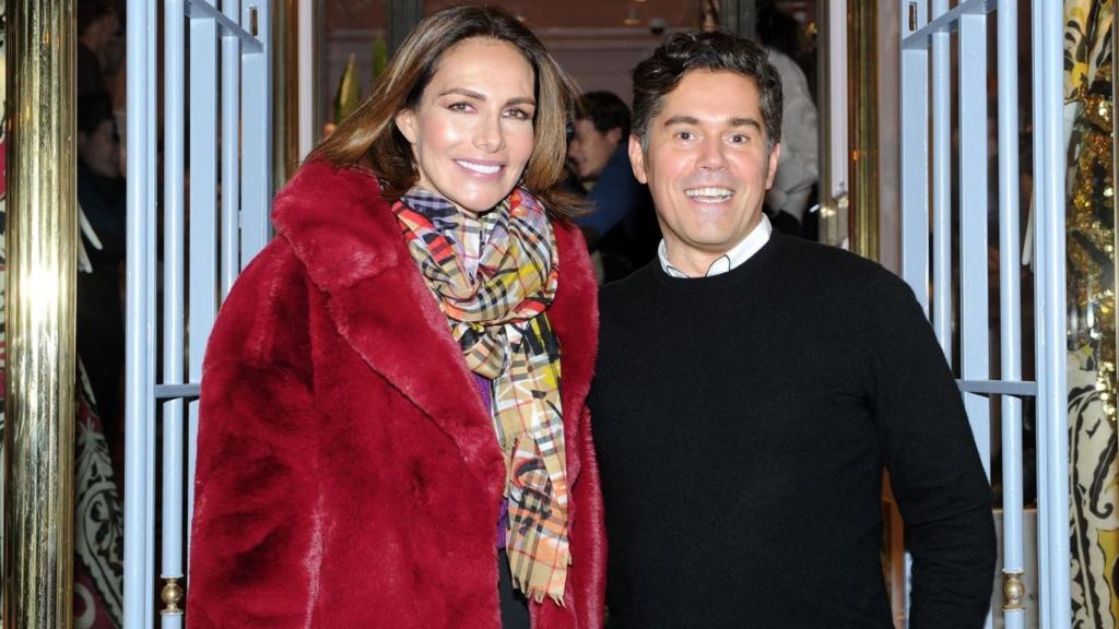 Jorge Vázquez junto a  Adriana Abascal.