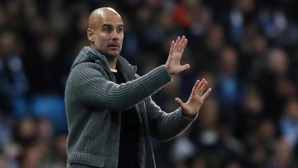 Guardiola, entrenador del Manchester City.
