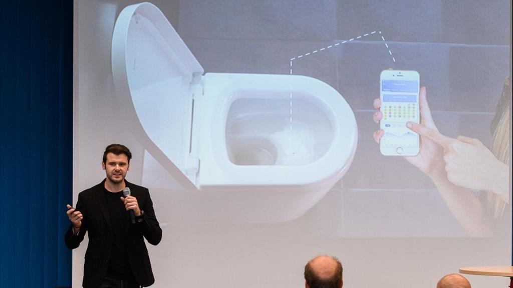 Presentación del proyecto de S-There en la sede de Bayer en Berlín.