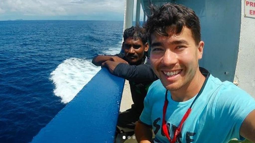 El misionero Chau en una foto de su Instagram el pasado octubre.