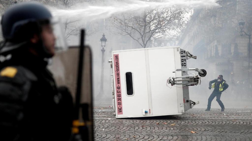 Manifestaciones en París