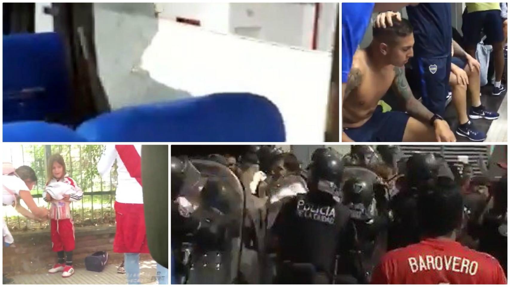 Caos en la Libertadores: las bochornosas imágenes del superclásico entre River y Boca