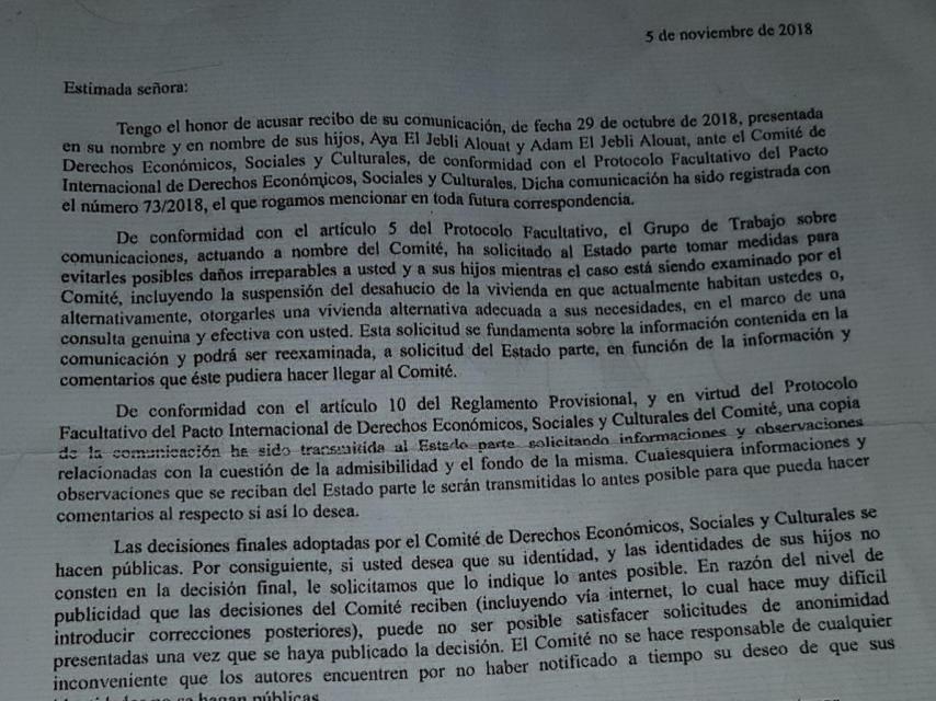 Resolución Comité de Derechos Humanos.