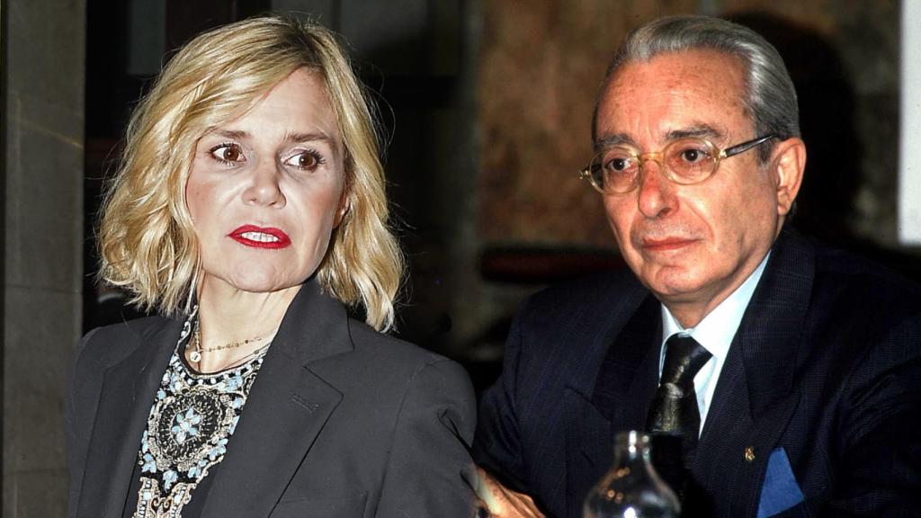 Eugenia Martínez de Irujo en un montaje junto a Jesús Aguirre.