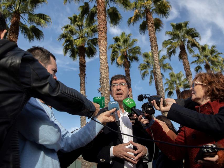 El candidato narajana Juan Marín