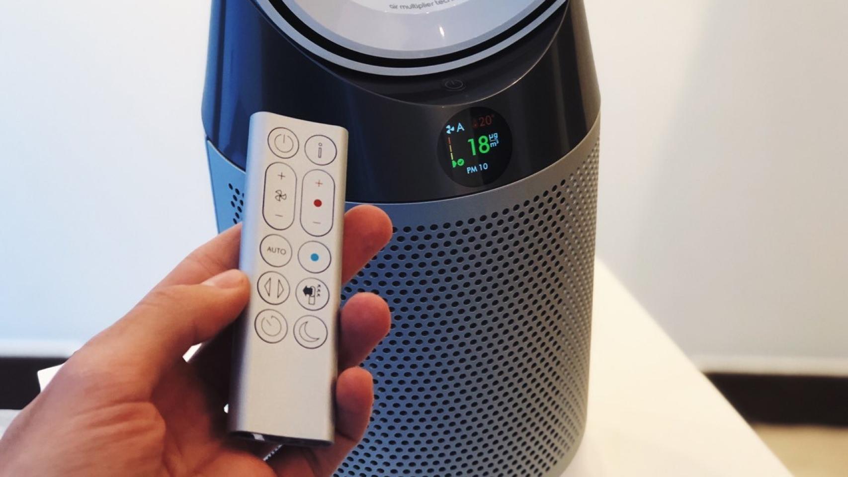 mando dyson purificador calefactor