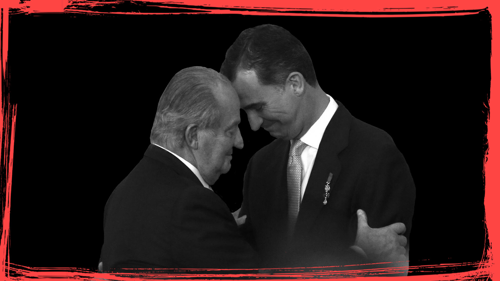 Juan Carlos I y Felipe VI.