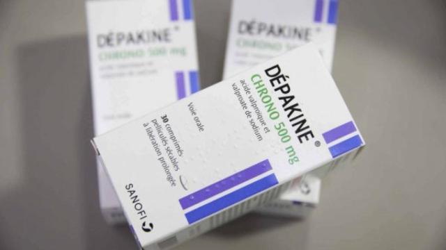 Envases de Depakine comercializados en Francia.