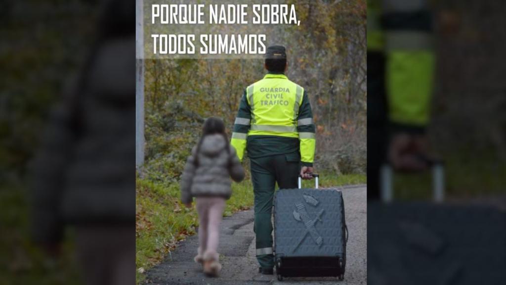 Cartel de una concentración en apoyo a la Guardia Civil en Pamplona del pasado 4 de diciembre.