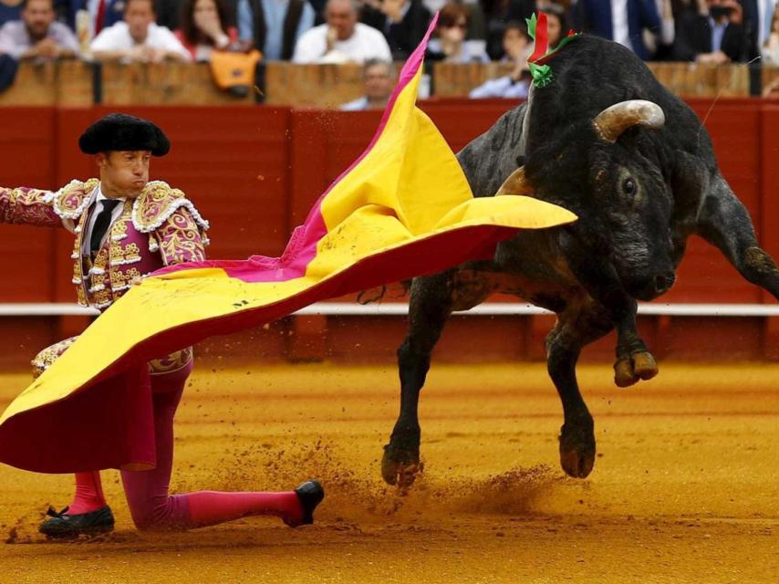 Una corrida de toros.