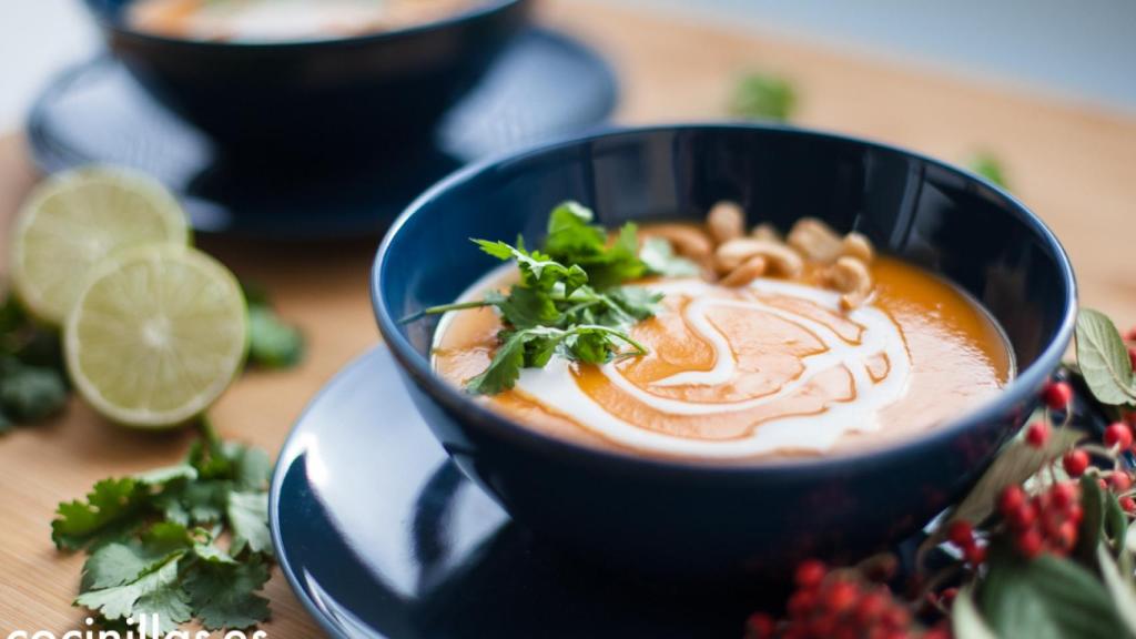 Crema de boniatos asados