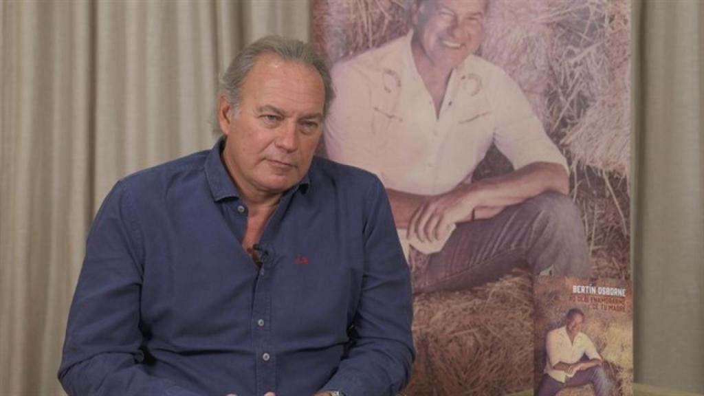 Bertín Osborne, durante una entrevista.