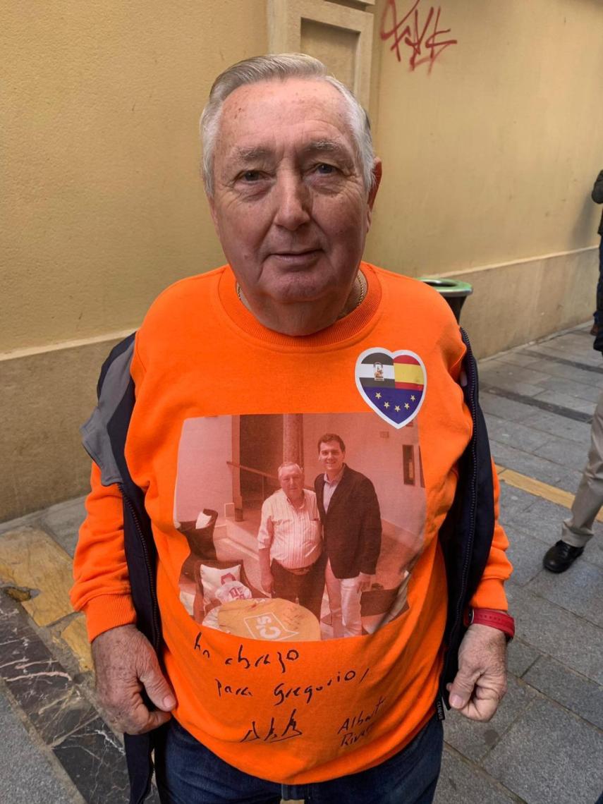 Gregorio, admirador de Rivera afincado en Córdoba.