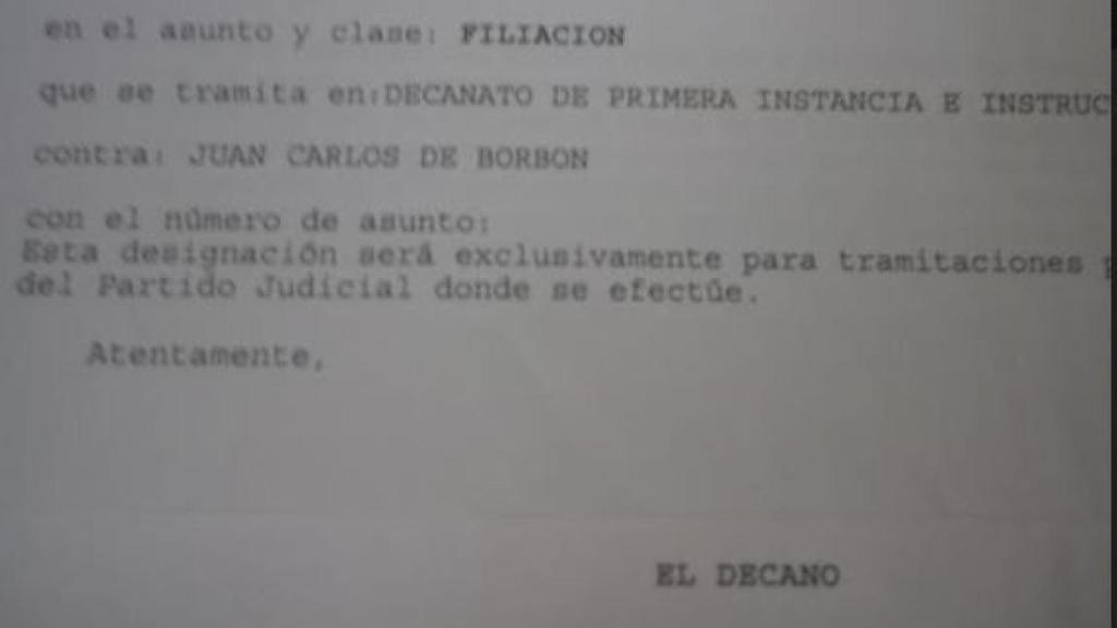 Documento del equipo de procuradores aportado por María.