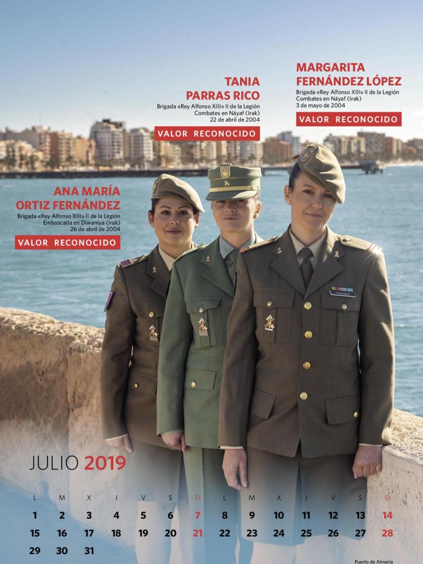 Julio, Ana María Ortiz Fernández, Tania Parras Rico, Margarita Fernández López.