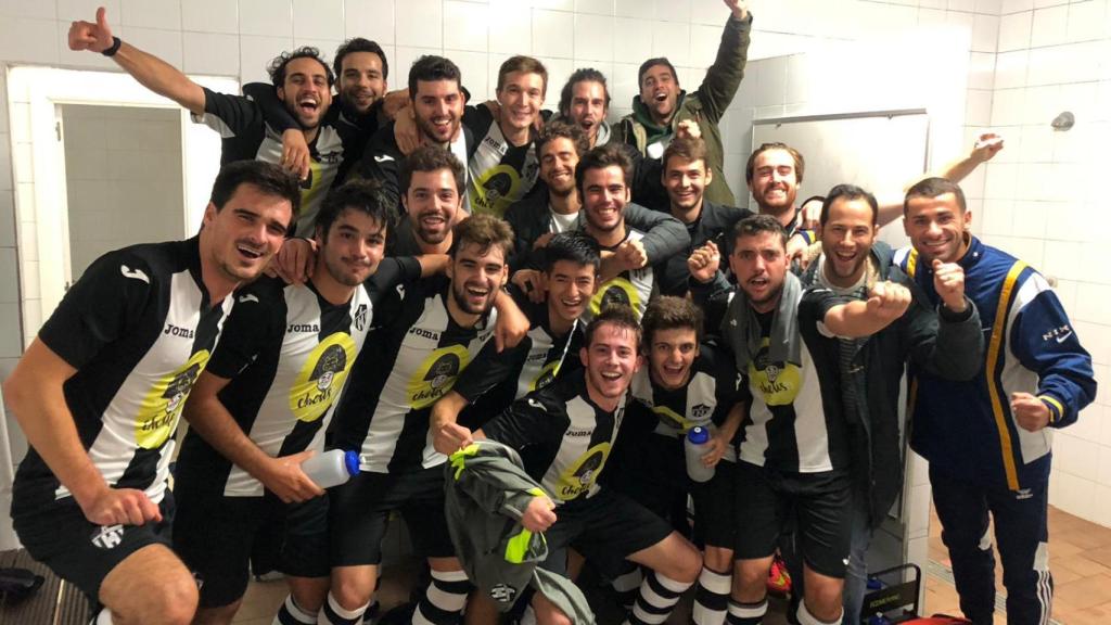 Los jugadores del Peñagrande después de un partido. Imagen cedida por el CD Peñagrande
