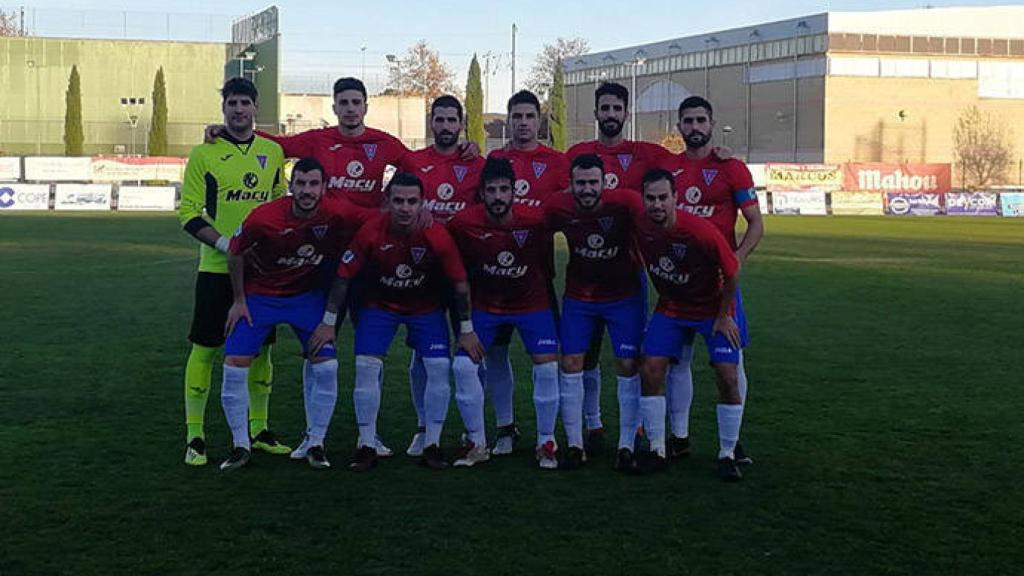 Once de La Roda ante el Manchego.