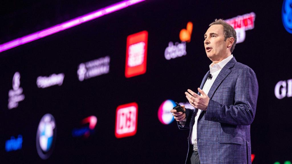 El CEO de AWS, Andy Jassy, durante su conferencia inaugural en el Reinvent, celebrado esta semana en Las Vegas.